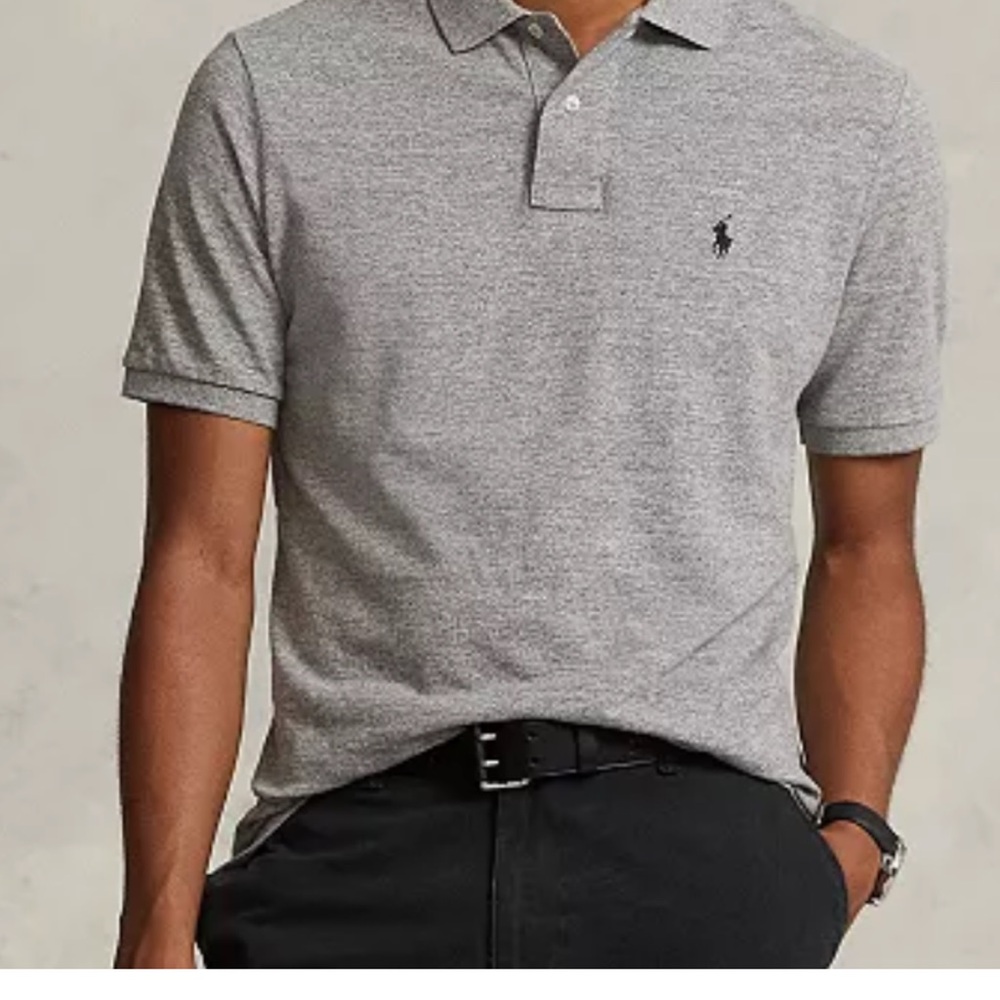 Polo by Ralph Lauren Men's Gray Polo Shirt